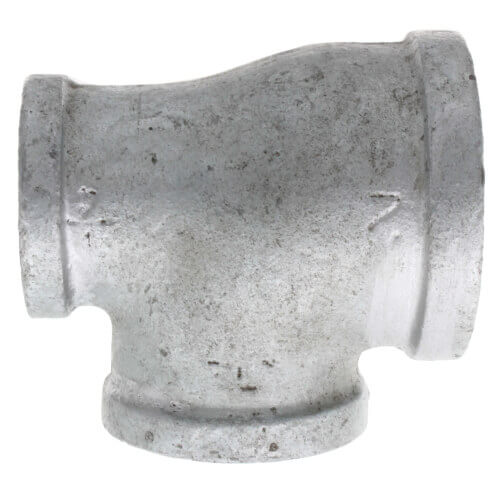 Main product image of 1-1/2" x 3/4" x 1-1/4" Galvanized Reducing Tee