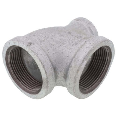 Main product image of 1-1/2" x 3/4" x 1-1/2" Galvanized Reducing Tee