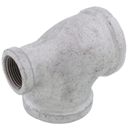 Main product image of 1-1/2" x 3/4" x 1-1/2" Galvanized Reducing Tee