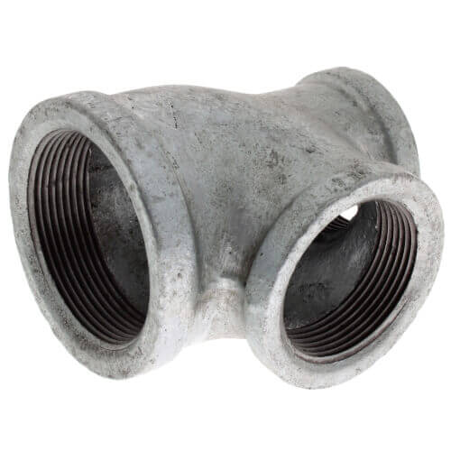 Main product image of 1-1/4" x 1" x 1-1/2" Galvanized Reducing Tee