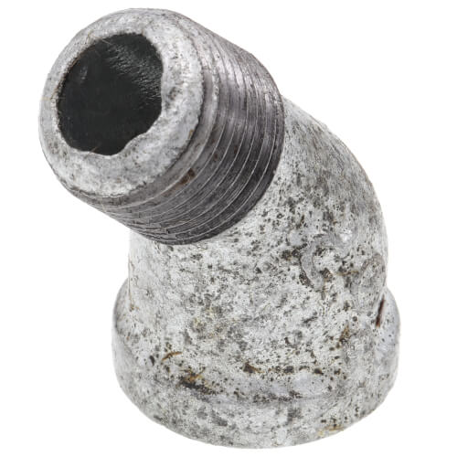 Main product image of 1/2" Galvanized Malleable 45° Street Elbow