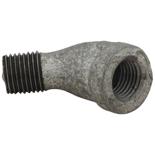 Main product image of 1/4" Galvanized Malleable 45° Street Elbow