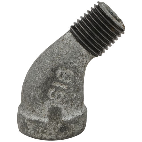 Main product image of 1/4" Galvanized Malleable 45° Street Elbow