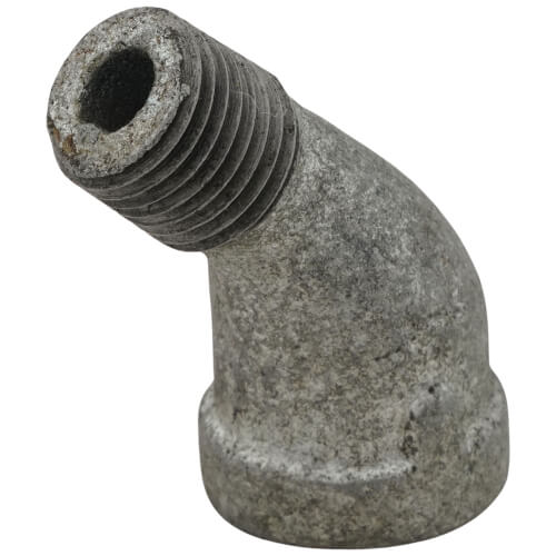 Main product image of 1/4" Galvanized Malleable 45° Street Elbow