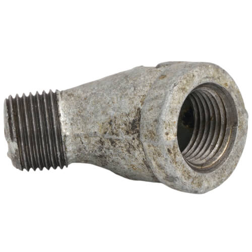 Main product image of 3/8" Galvanized Malleable 45° Street Elbow