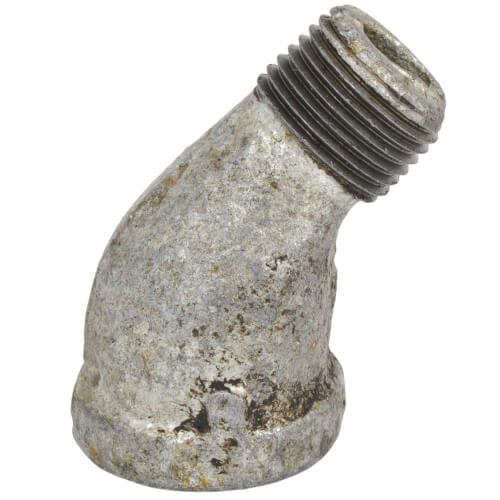Main product image of 3/8" Galvanized Malleable 45° Street Elbow