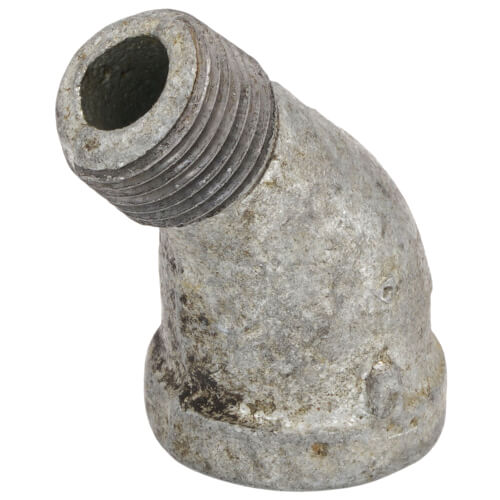 Main product image of 3/8" Galvanized Malleable 45° Street Elbow