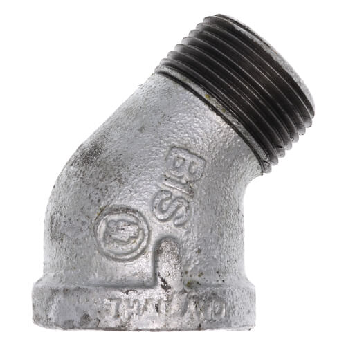 Main product image of 1" Galvanized Malleable 45° Street Elbow