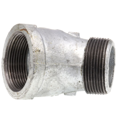 Main product image of 1-1/2" Galvanized Malleable 45° Street Elbow