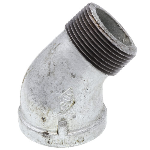 Main product image of 1-1/4" Galvanized Malleable 45° Street Elbow