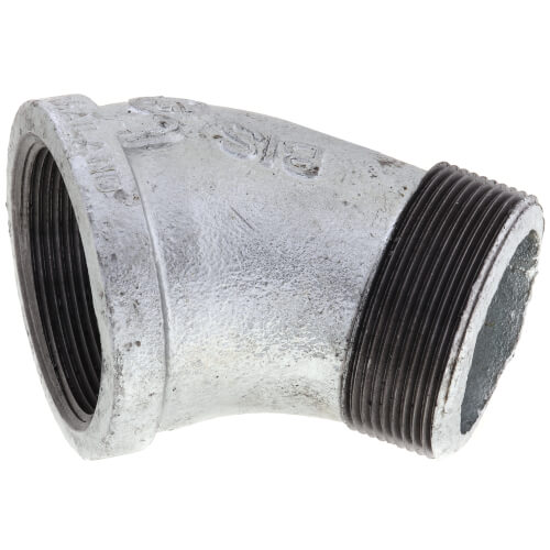 Main product image of 2" Galvanized Malleable 45° Street Elbow