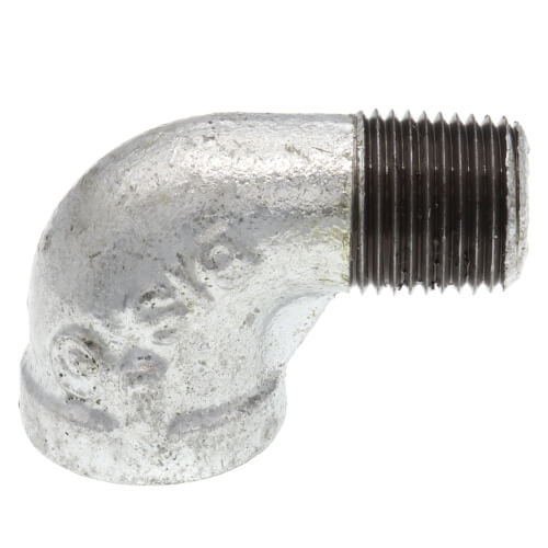 Main product image of 1/2" Galvanized Malleable 90° Street Elbow