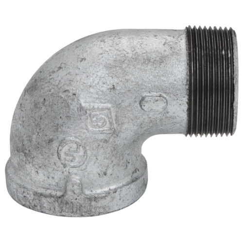 1-1/2" Galvanized Malleable 90° Street Elbow
