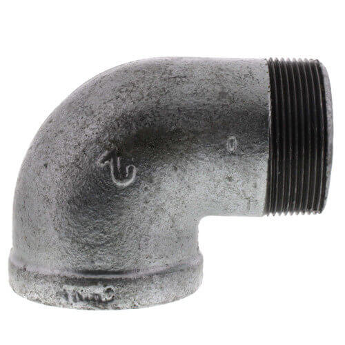4" Galvanized Malleable 90° Street Elbow