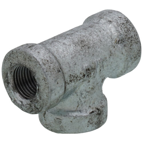 Main product image of 1/8" Galvanized Malleable Tee