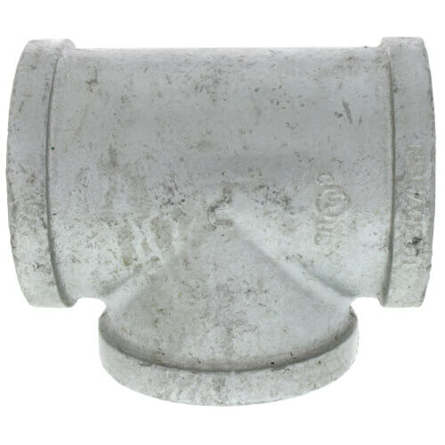 Main product image of 2-1/2" Galvanized Malleable Tee