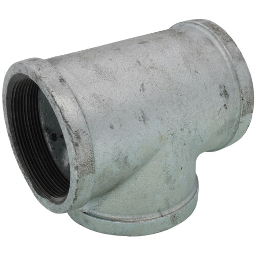 4" Galvanized Malleable Tee