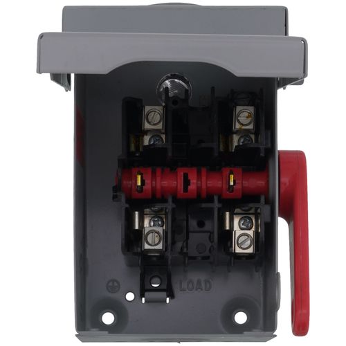 Main product image of 30A Low-Voltage VBII Double-Break Enclosed Non-Fused Safety Switch, 2-Pole/2-Wire, NEMA 3R Enclosure (240V)