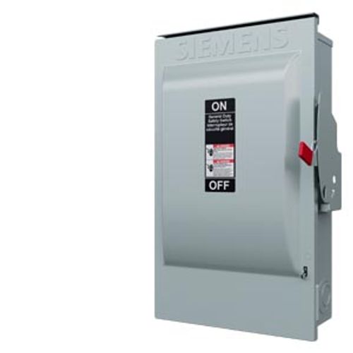 Main product image of 200A 3P3W Low Voltage Circuit Protection Non-Fused General Duty Safety Switch, NEMA 3R Enclosure (240V)
