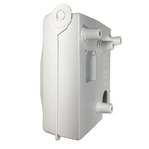 Main product image of PVC Gas Plug with 1/2" Rear NPT Inlet x 3/8" Quick Disconnect Outlet (White)