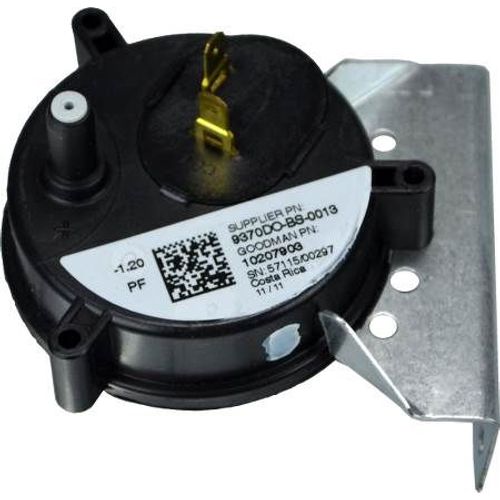 Main product image of SPST Pressure Switch (-0.12" WC), 10207903