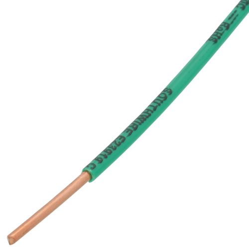 Main product image of 12-1/2" Solid 12AWG Ground Pigtail w/ Hex Head Combo Ground Screw (Pack of 250)