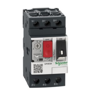 Main product image of Easy TeSys 3P, 0.4-0.63A, Manual Motor Controller, Thermal Magnetic, Screw Clamp Terminals