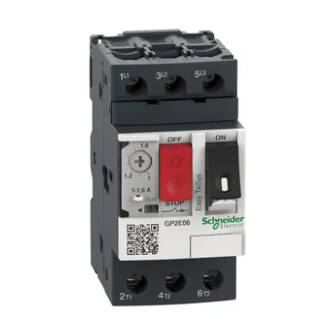 Main product image of Easy TeSys 3P, 1-1.6A Manual Motor Controller, Thermal Magnetic, Screw Clamp Terminals