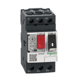 Main product image of Easy TeSys 3P, 24-32A Manual Motor Controller, Thermal Magnetic, Screw Clamp Terminals