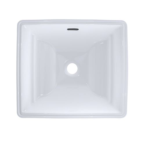 Main product image of LT626G#01 Aimes Rectangular Undermount Bathroom Sink w/ CEFIONTECT (Cotton White)