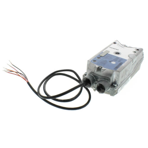 Main product image of GQD 2-Position 20 lb-in Spring Return Rotary Electronic Damper Actuator w/ Plenum Cabling (24V)