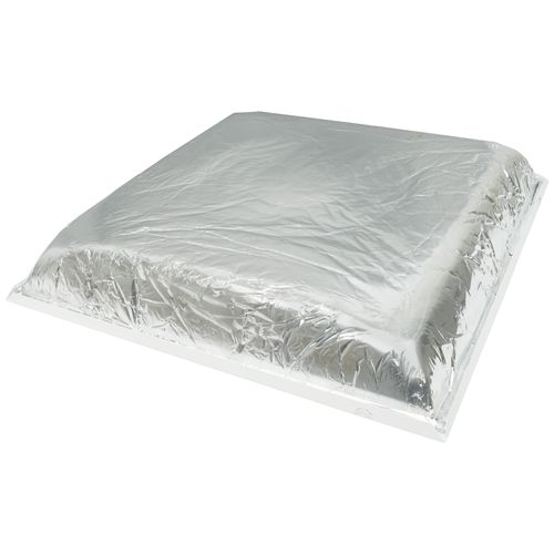 Main product image of 20" x 20" (Wall Opening Size) Steel Lanced Filter Grille w/ R6 Insulation, 1/3" Fin Spacing (White)