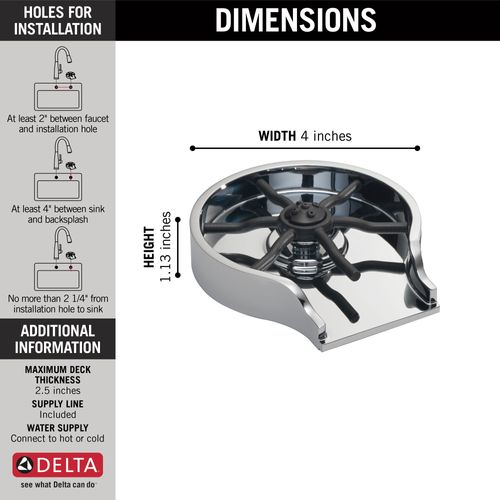 Main product image of Glass Rinser (Chrome), GR150