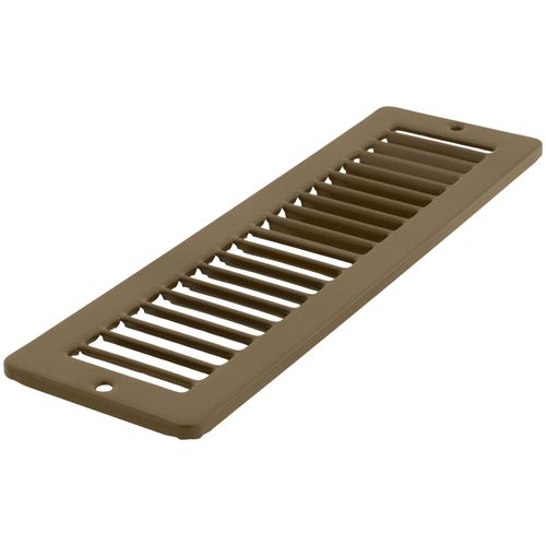 Main product image of 10" x 2" (Wall Opening Size) Toe-Space Grille (Brown)