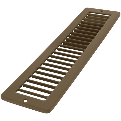 Main product image of 12" x 2" (Wall Opening Size) Toe-Space Grille (Brown)