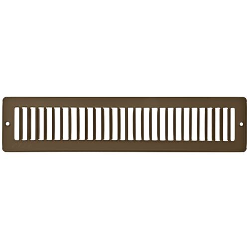 Main product image of 14" x 2" (Wall Opening Size) Toe-Space Grille (Brown)