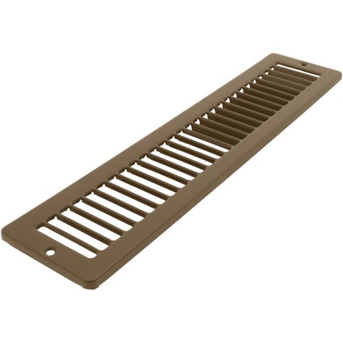 Main product image of 14" x 2" (Wall Opening Size) Toe-Space Grille (Brown)