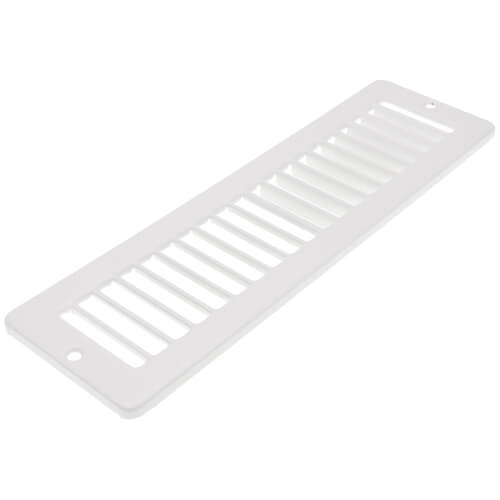Main product image of 10" x 2" (Wall Opening Size) Toe-Space Grille (White)