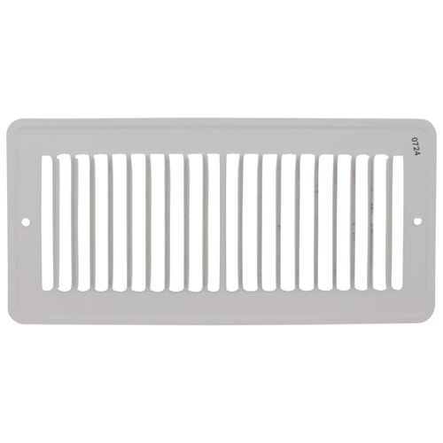 10" x 4" (Wall Opening Size) Toe-Space Grille (White)