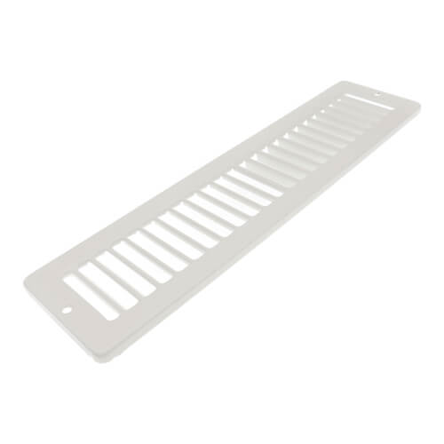 Main product image of 12" x 2" (Wall Opening Size) Toe-Space Grille (White)