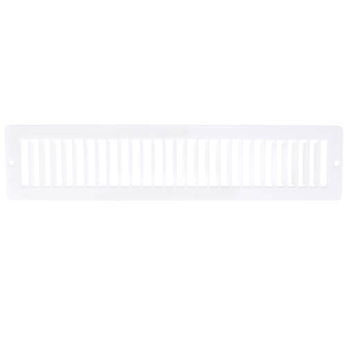 Main product image of 14" x 2" (Wall Opening Size) Toe-Space Grille (White)