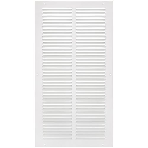 Main product image of 10" x 20" (Wall Opening Size) Sidewall/Ceiling Return Air Grille (White)