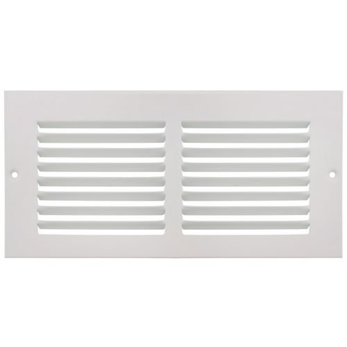 Main product image of 10" x 4" (Wall Opening Size) Sidewall/Ceiling Return Air Grille (White)