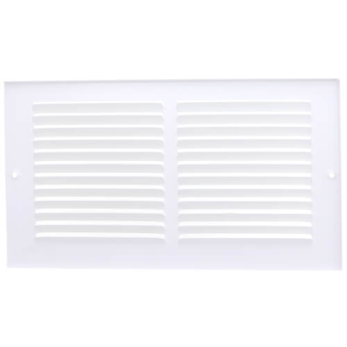 Main product image of 12" x 6" (Wall Opening Size) Sidewall/Ceiling Return Air Grille 1/2" (White)