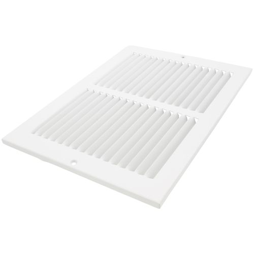 Main product image of 12" x 8" (Wall Opening Size) Sidewall/Ceiling Return Air Grille (White)