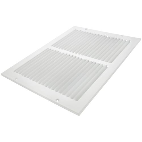 Main product image of 14" x 10" (Wall Opening Size) Sidewall/Ceiling Return Air Grille (White)