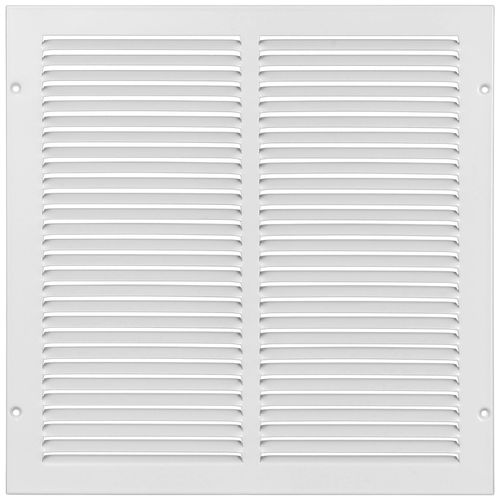 Main product image of 14" x 14" (Wall Opening Size) Sidewall/Ceiling Return Air Grille (White)