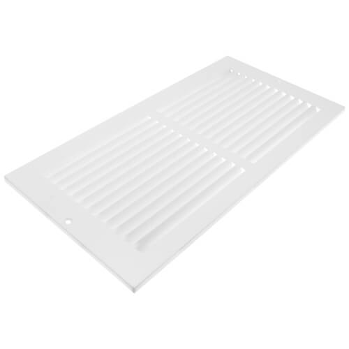 14" x 6" (Wall Opening Size) Sidewall/Ceiling Return Air Grille 1/2" (White)