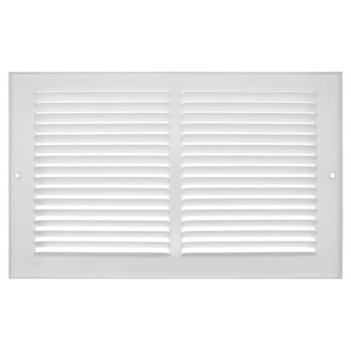 Main product image of 14" x 8" (Wall Opening Size) Sidewall/Ceiling Return Air Grille 1/2" (White)