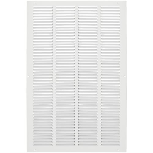 Main product image of 16" x 25" (Wall Opening Size) Sidewall/Ceiling Return Air Grille w/ 1/2" Fin Spacing (White)